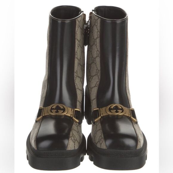 Gucci GG Logo Booties - Picture 1 of 4